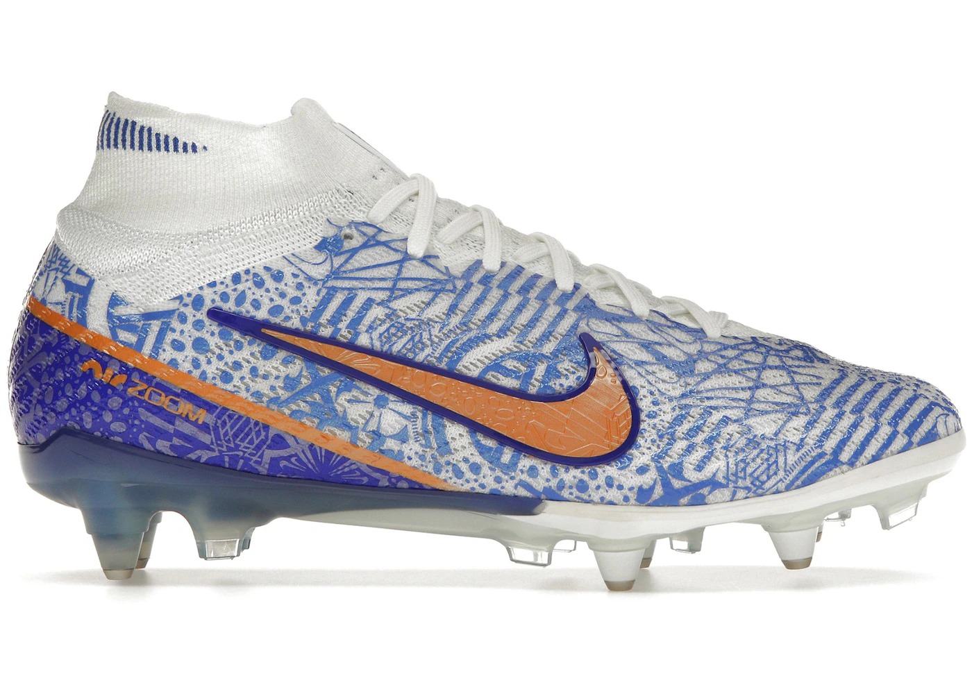 Nike Zoom Mercurial Superfly Elite CR7 SG-Pro AC Azulejo Men's