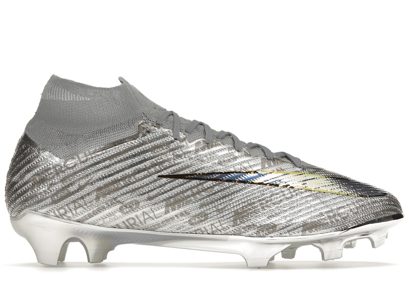 Nike mercurial clearance silver