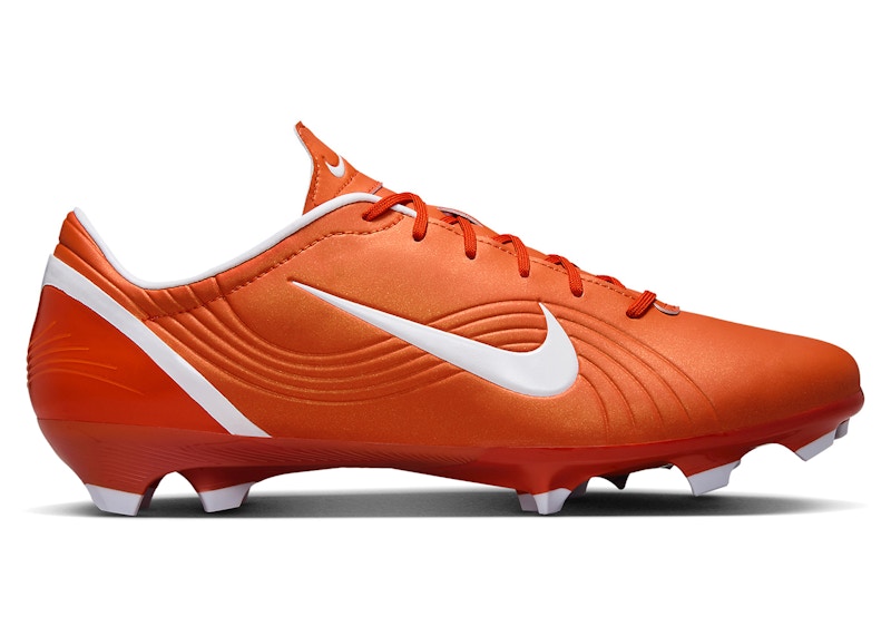 Pre-owned Nike Men's Zoom Mercurial Vapor 1 Fg Sneakers In Shock Orange/white