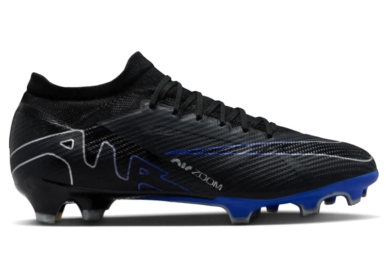 Pre-owned Nike Men's Zoom Mercurial Vapor 15 Pro Fg Shadow Pack Sneakers In Black/hyper Royal/chrome In Multi