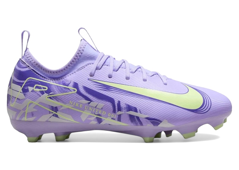Pre-owned Nike Zoom Mercurial Vapor 16 Academy Mg United Pack Sneakers In Purple Agate/barely Volt