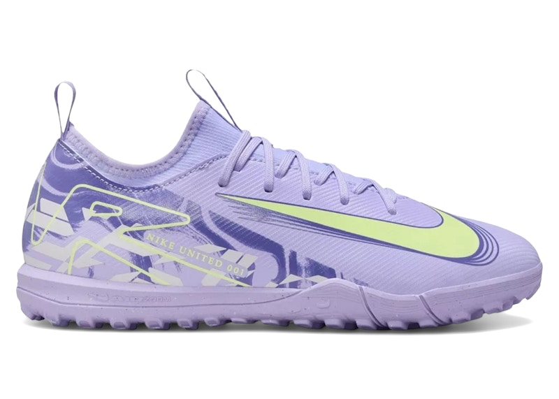 Pre-owned Nike Zoom Mercurial Vapor 16 Academy Tf United Pack Sneakers In Purple Agate/barely Volt