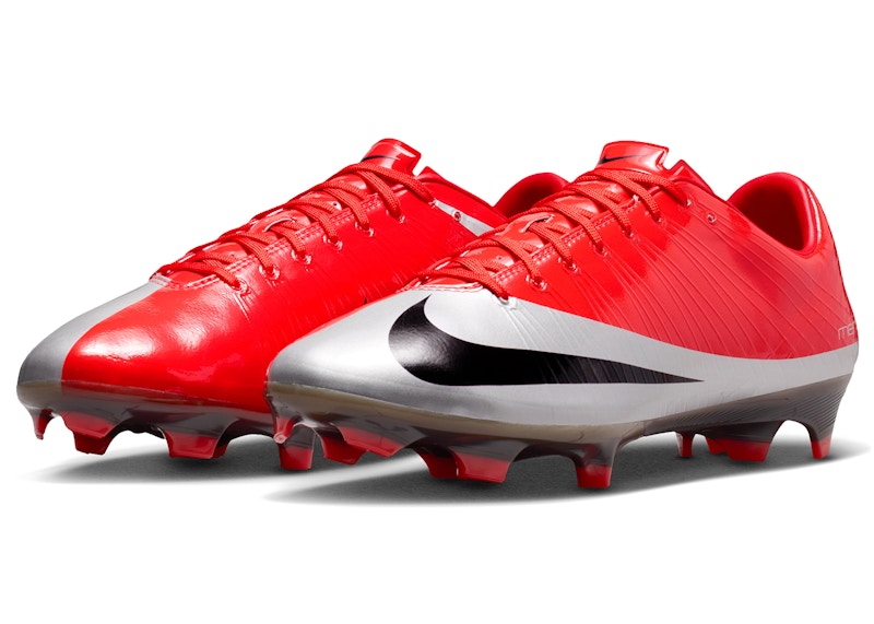 Nike Zoom Mercurial Vapor Superfly 1 RGN FG SE CR7 Max Orange Metallic Silver