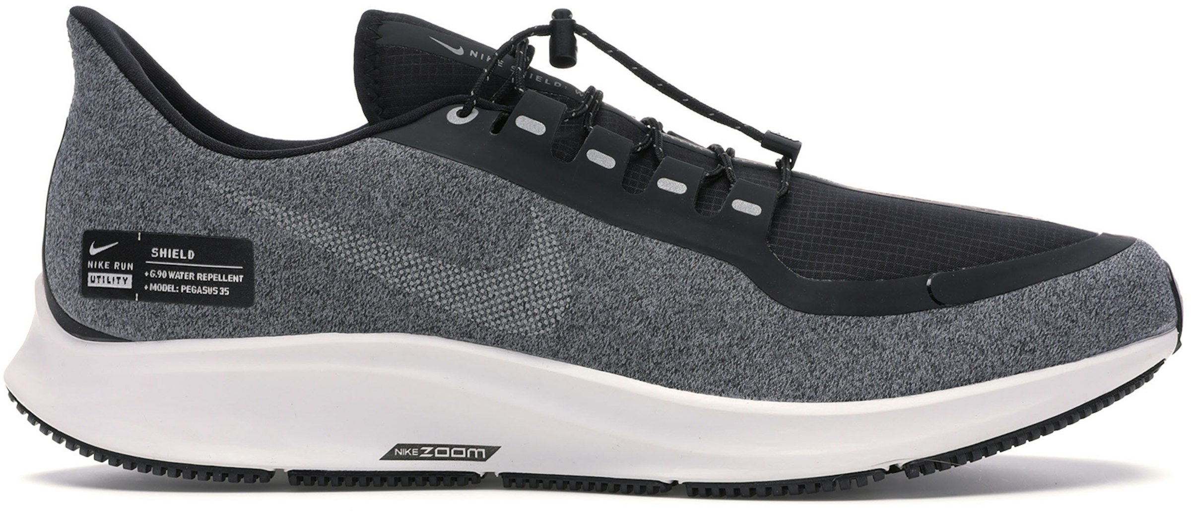 longitud 945 obtener Nike Zoom Pegasus 35 Shield Black Cool Grey Men's - AA1643-001 - US