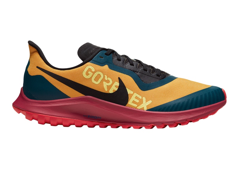 Nike zoom pegasus 36 trail gtx university gold black on sale  and  red