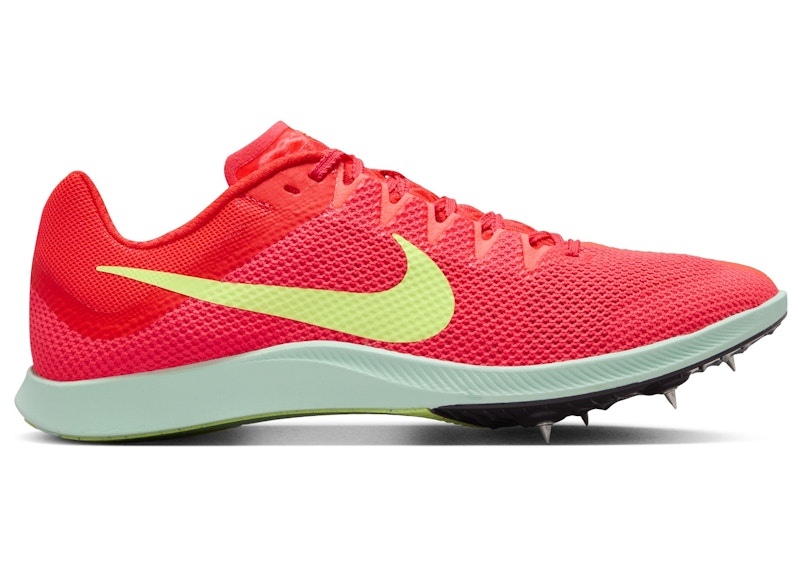 Nike Zoom Rival Distance Bright Crimson Barely Volt Lime Blast Washed Coral Men s FZ9653 600 US