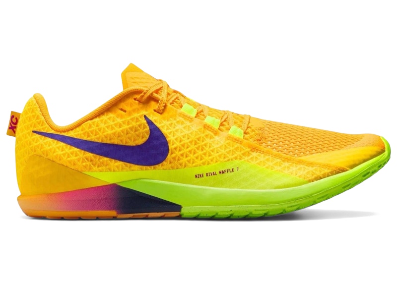 Nike Zoom Rival Waffle 7 Citron Pulse Blue Void メンズ - II7400