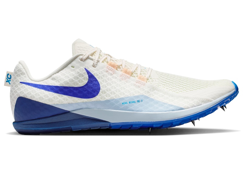 Men's Nike Zoom Rival XC 7 Armory Blue Sneakers in Sail/Blue Void/Light Armory Blue