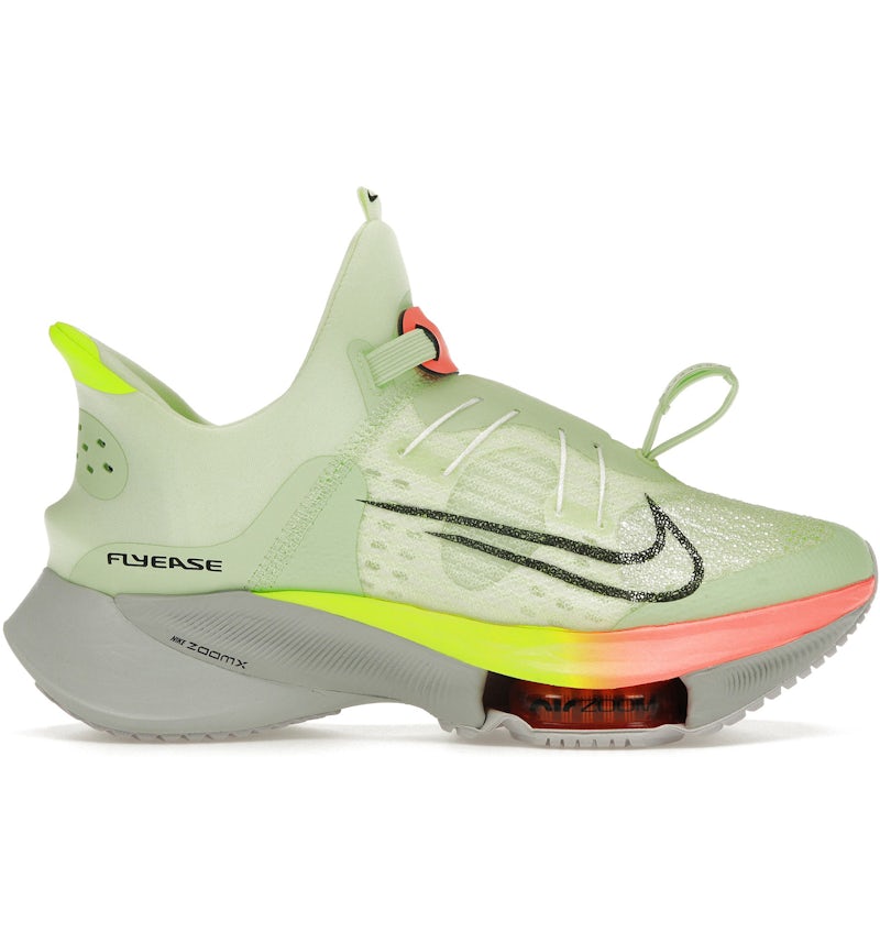 Nike Air Zoom Tempo Next% FlyEase Barely Volt Hyper Orange Men's