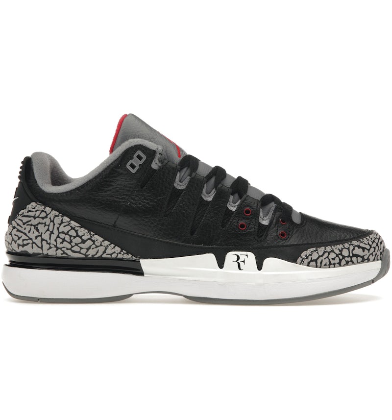 Nike Zoom Vapor AJ3 Black Cement Men's 709998-010 US