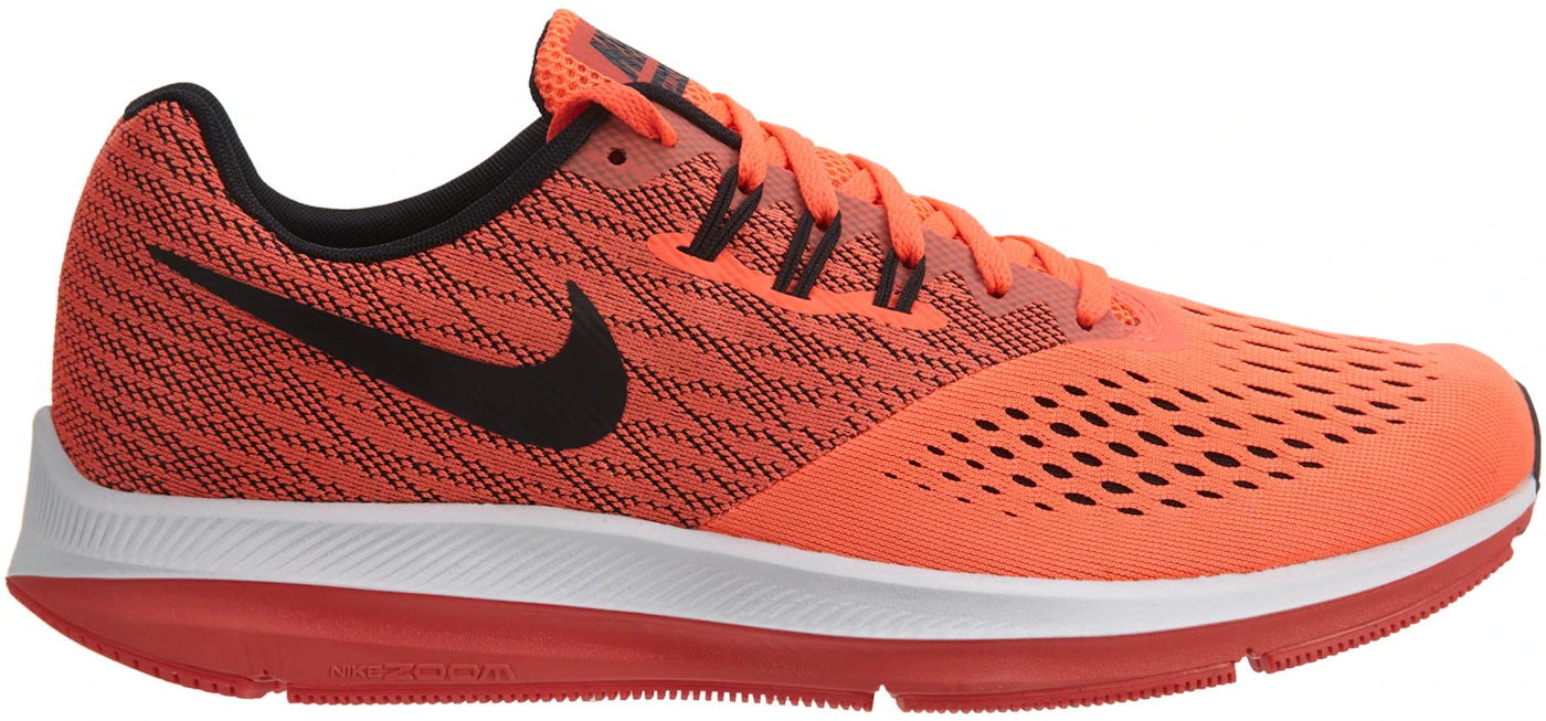 Nike Zoom Winflo 4 Orange/Black-Track Red Hombre - 898466-800 - ES