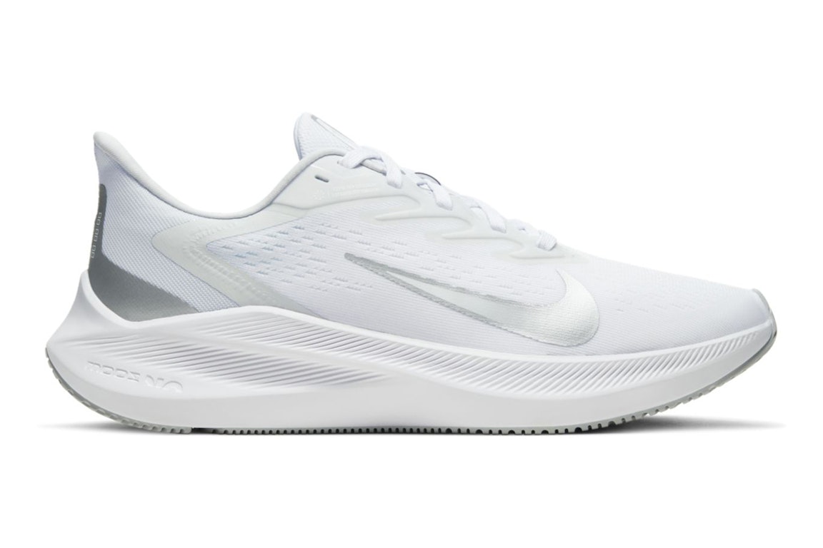 Pre-owned Nike Zoom Winflo 7 Pure Platinum (women's) In Pure Platinum/metallic Silver