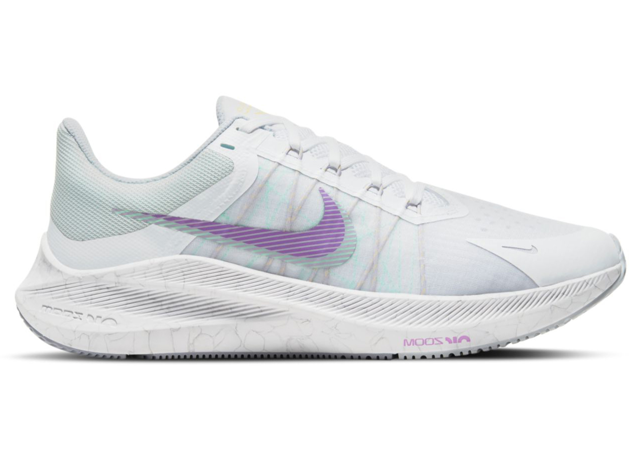 Nike Zoom Winflo 8 Football Grey Violet Shock (Women's)