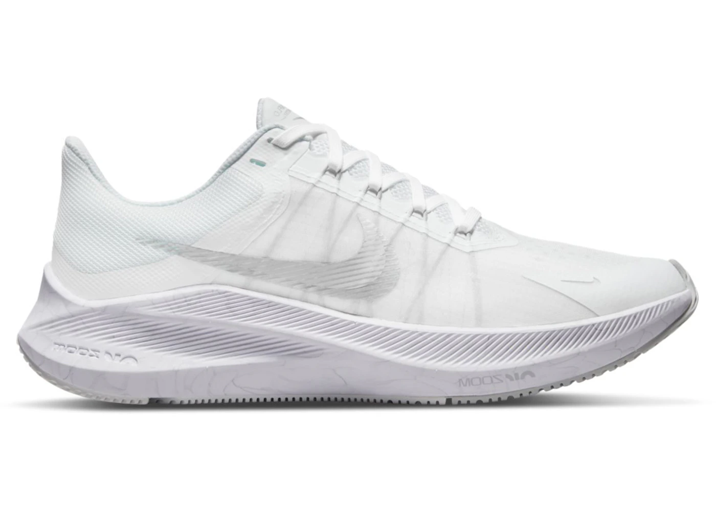Nike Zoom Winflo 8 White Metallic Silver (Women's) - CW3421-104 - US