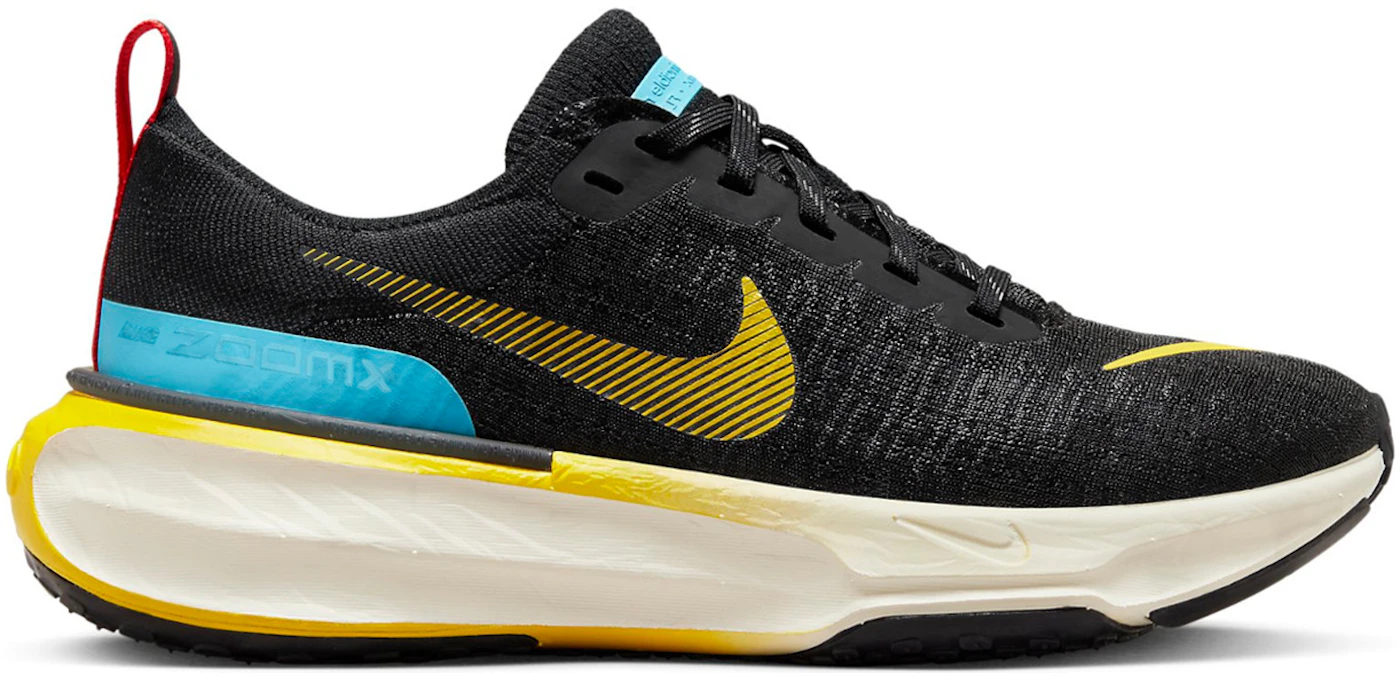 acceptabel Manager ubemandede Nike ZoomX Invincible Run 3 Black Baltic Blue Yellow (Women's) - DR2660-002  - US