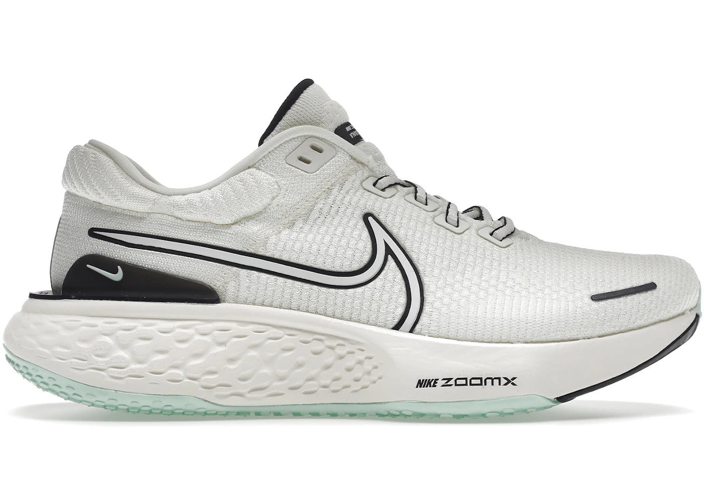 Nike ZoomX Invincible Run Flyknit Sail Black Mint Foam Men's