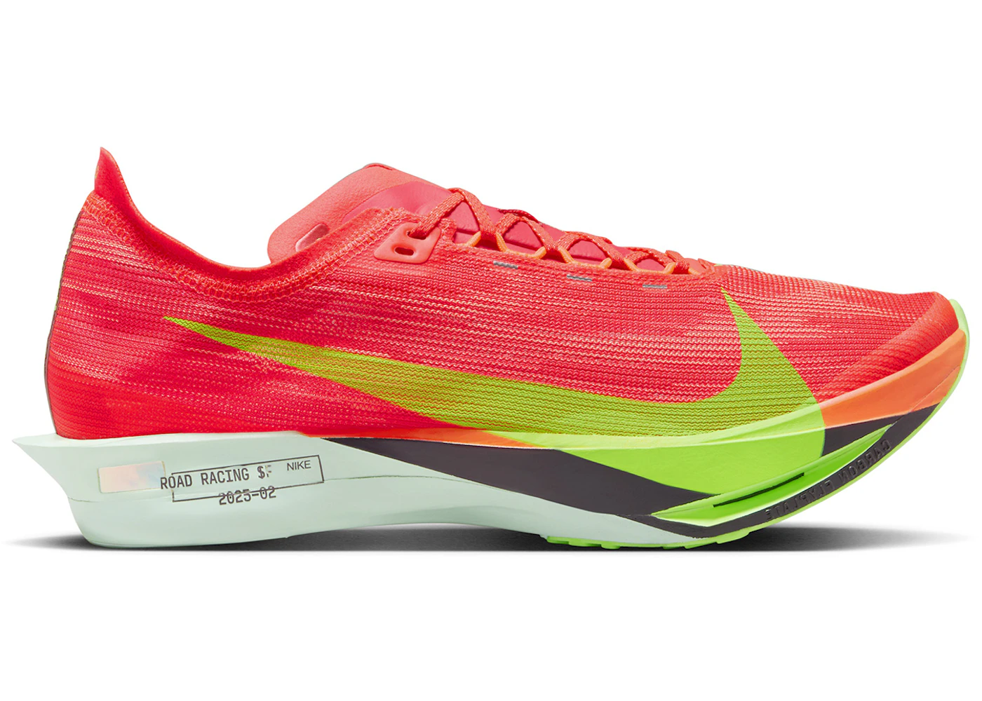 Nike ZoomX StreakFly 2 Bright Crimson Hyper Orange Gridiron Lime Blast ...