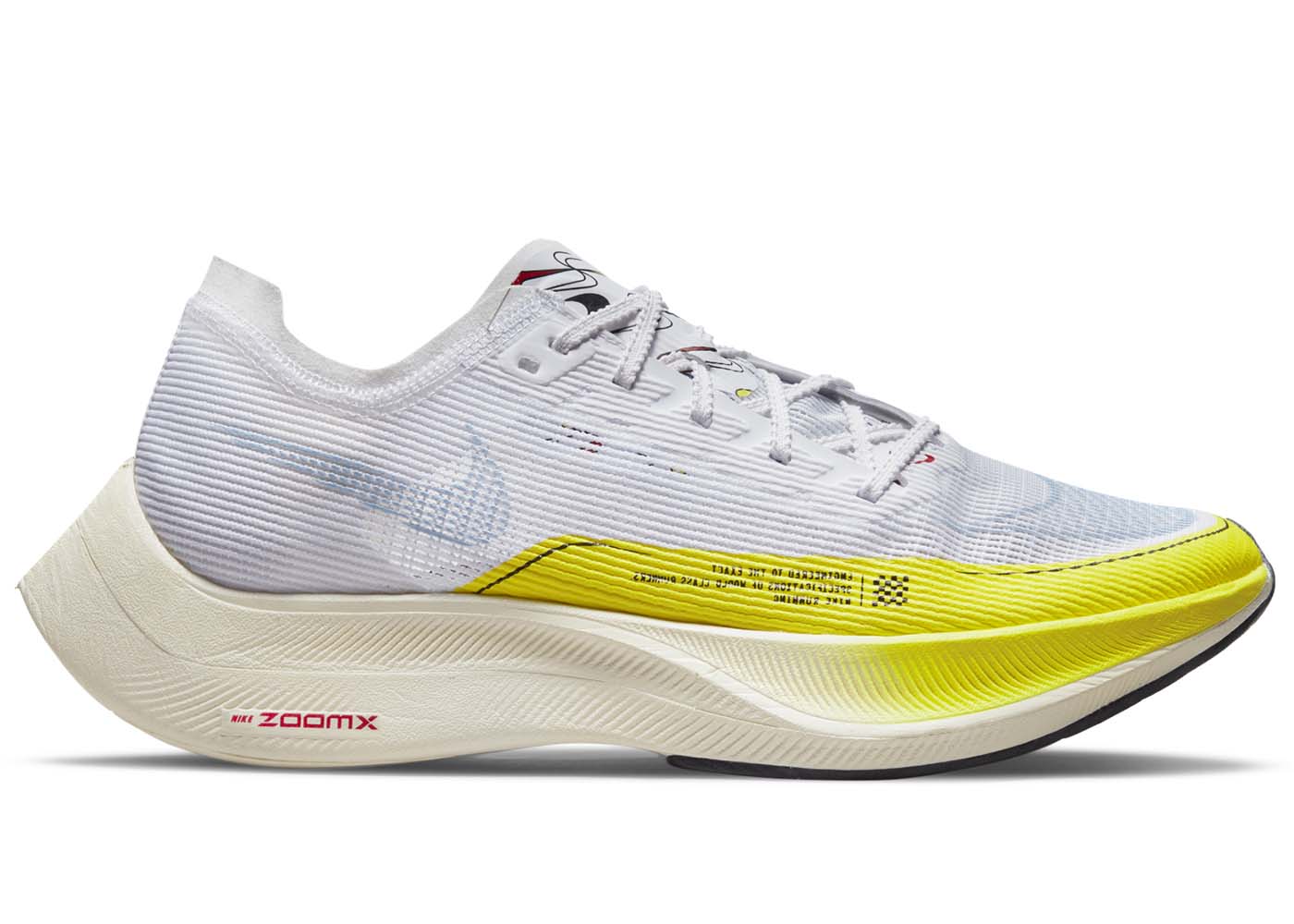 Nike ZoomX Vaporfly Next% 2 White Yellow Strike (Women's)