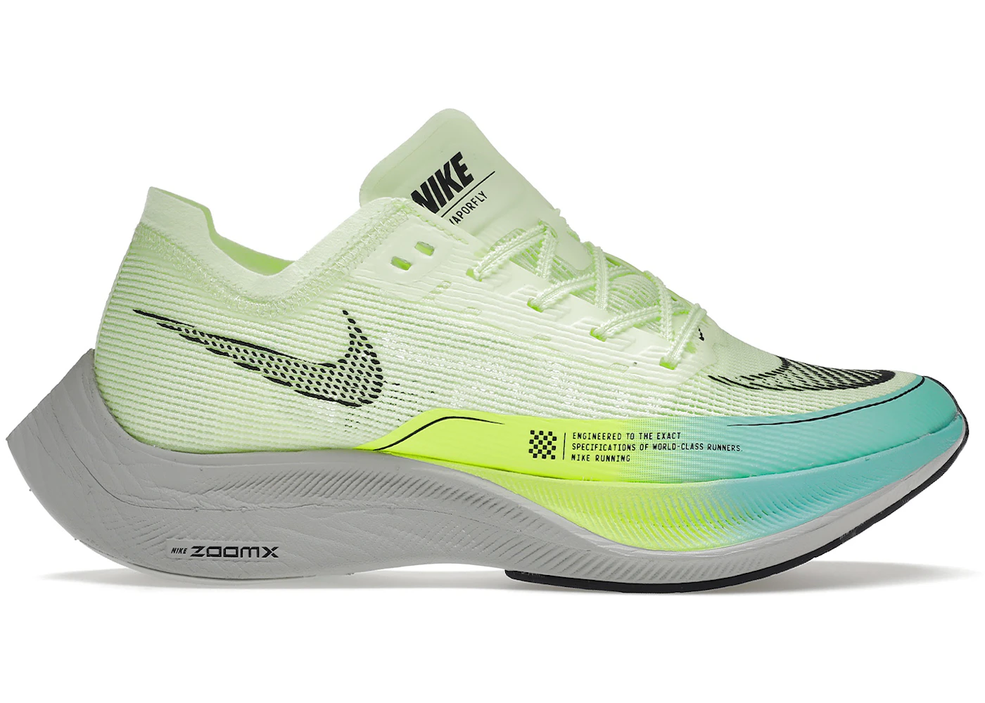 Nike ZoomX Vaporfly Next% Barely Volt Turquoise (Women's
