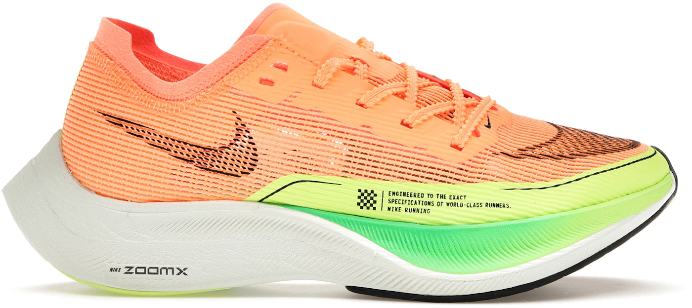 Nike ZoomX Vaporfly Next% 2 Peach Cream Green Shock (Women's) - CU4123 ...