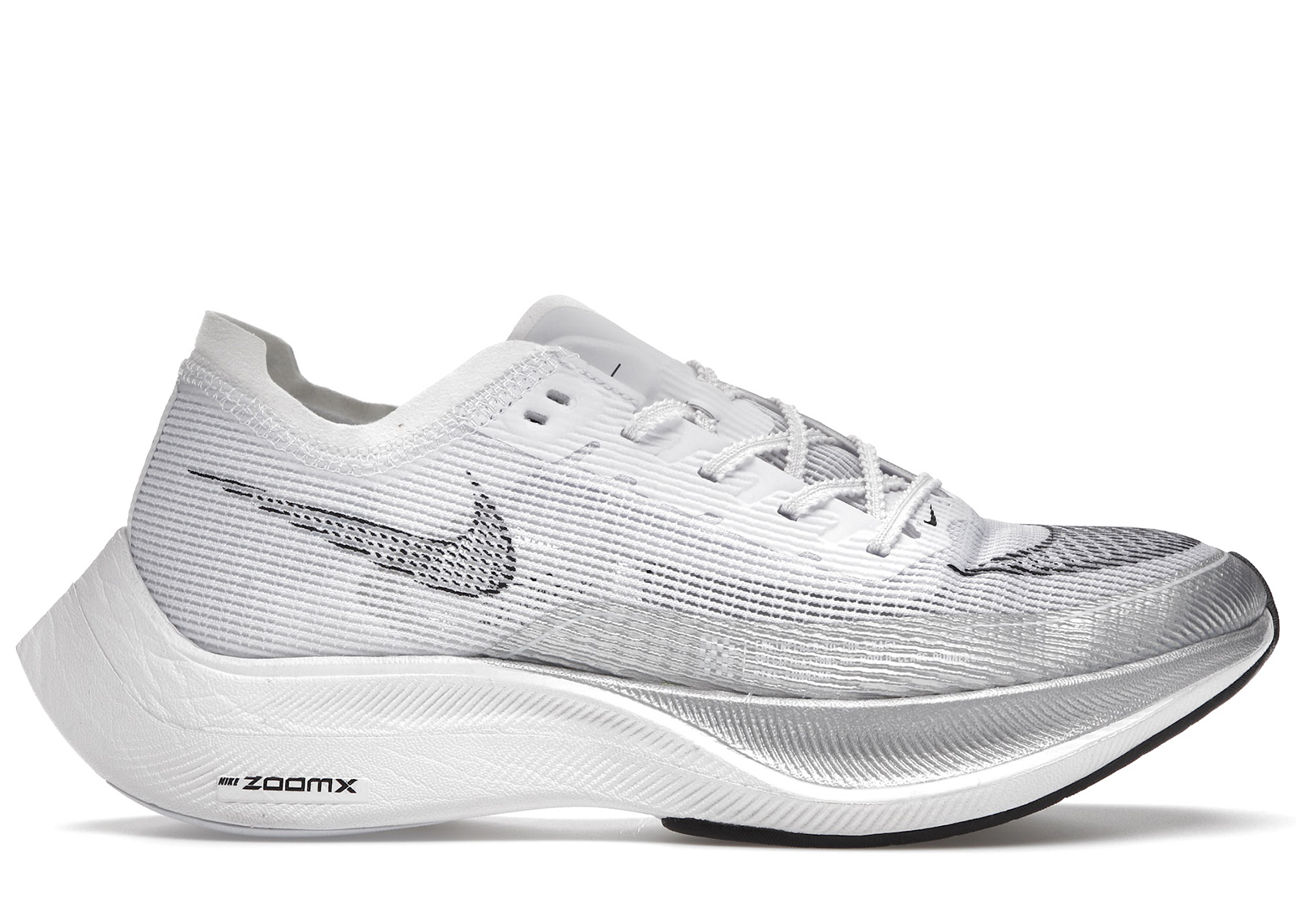 Nike ZoomX Vaporfly Next% 2 White Metallic Silver Men's - CU4111