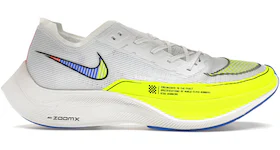 Nike ZoomX Vaporfly Next% 2 White Volt Racer Blue