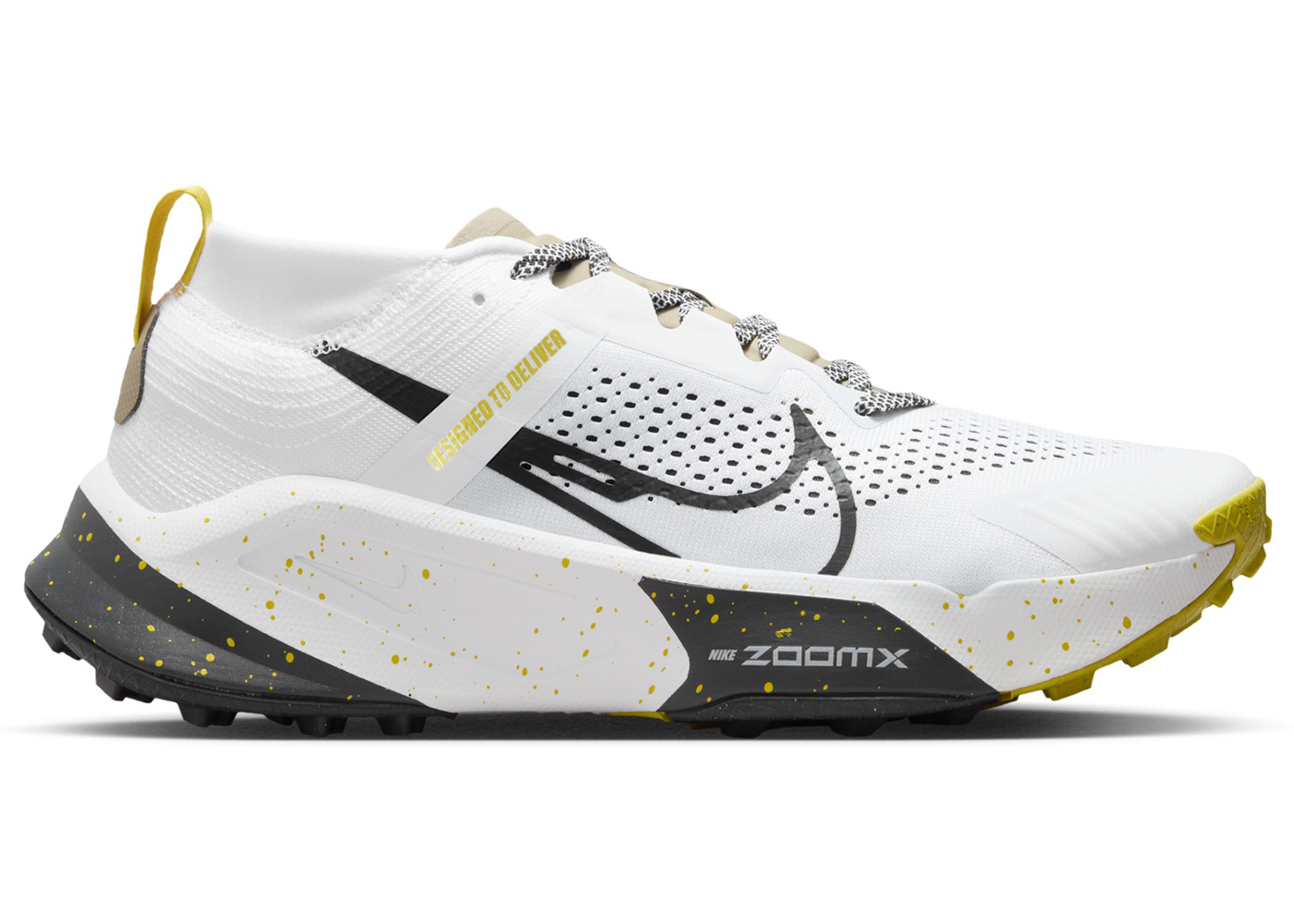 Nike ZoomX Zegama White Black Vivid Sulphur メンズ - DH0623-100 - JP