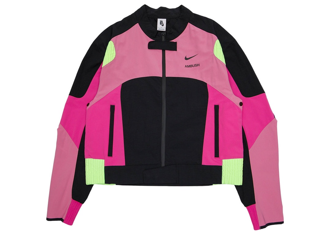 Pre-owned Nike X Ambush Moto Jacket Active Fuchsia/magic Flamingo/black