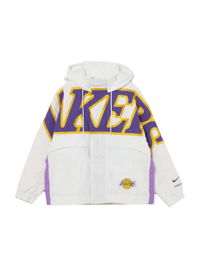 Nike x Ambush NBA Collection Lakers Jacket White/Purple/Gold