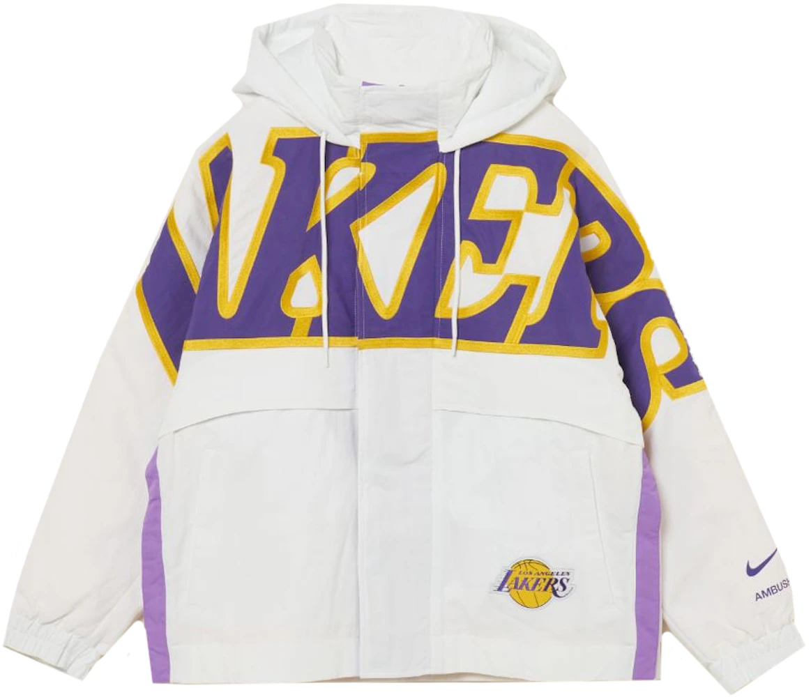 Polyester Los Angeles Lakers Purple and Yellow Jacket - Jackets Masters