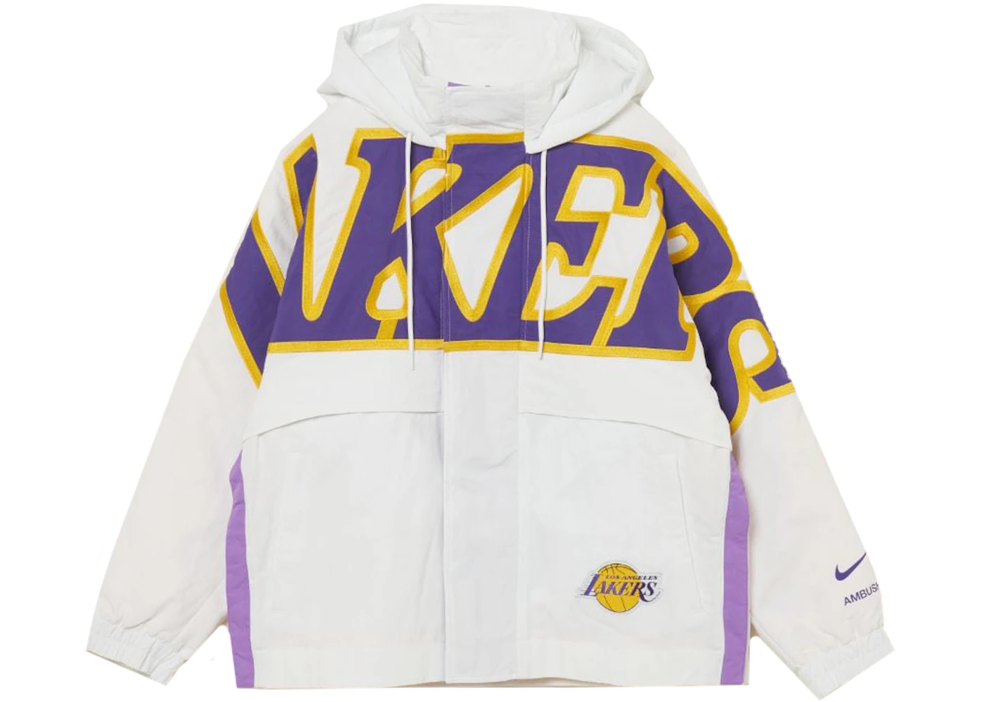 Nike x Ambush NBA Collection Chaqueta Lakers Blanco/Violeta/Dorado