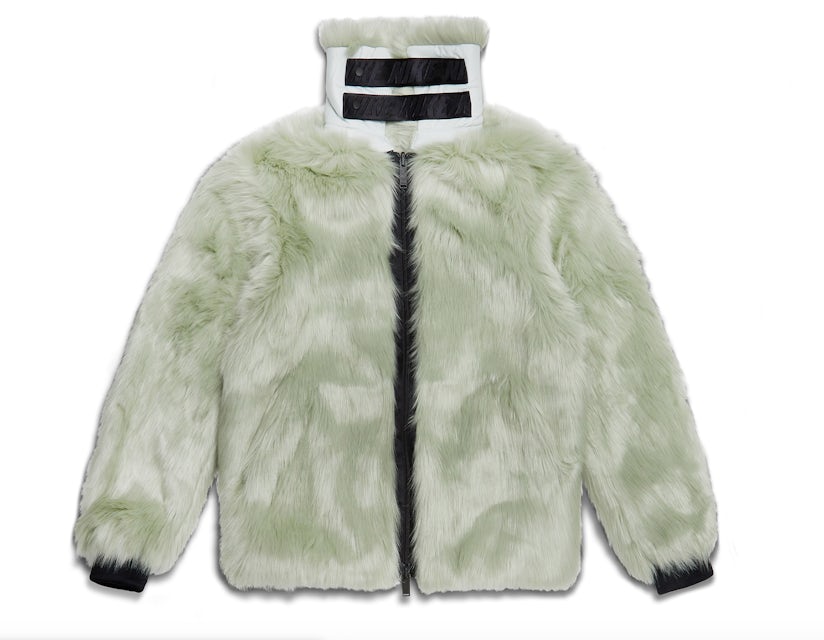 Nike x Ambush Women's Reversible Faux Fur Coat Jade Horizon/Black ...