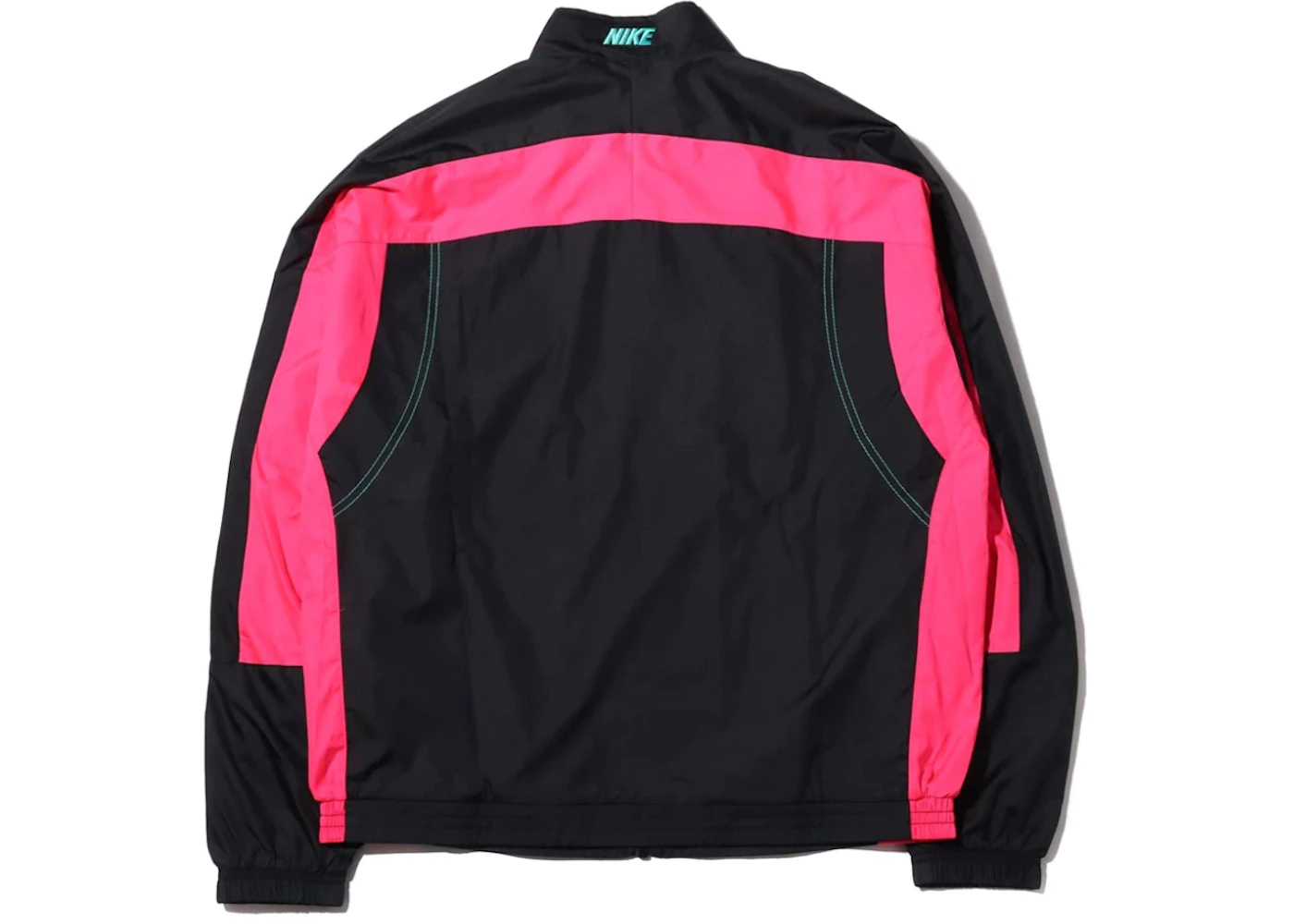 Nike x Atmos NRG Vintage Patchwork Track Jacket Black Hyper Pink