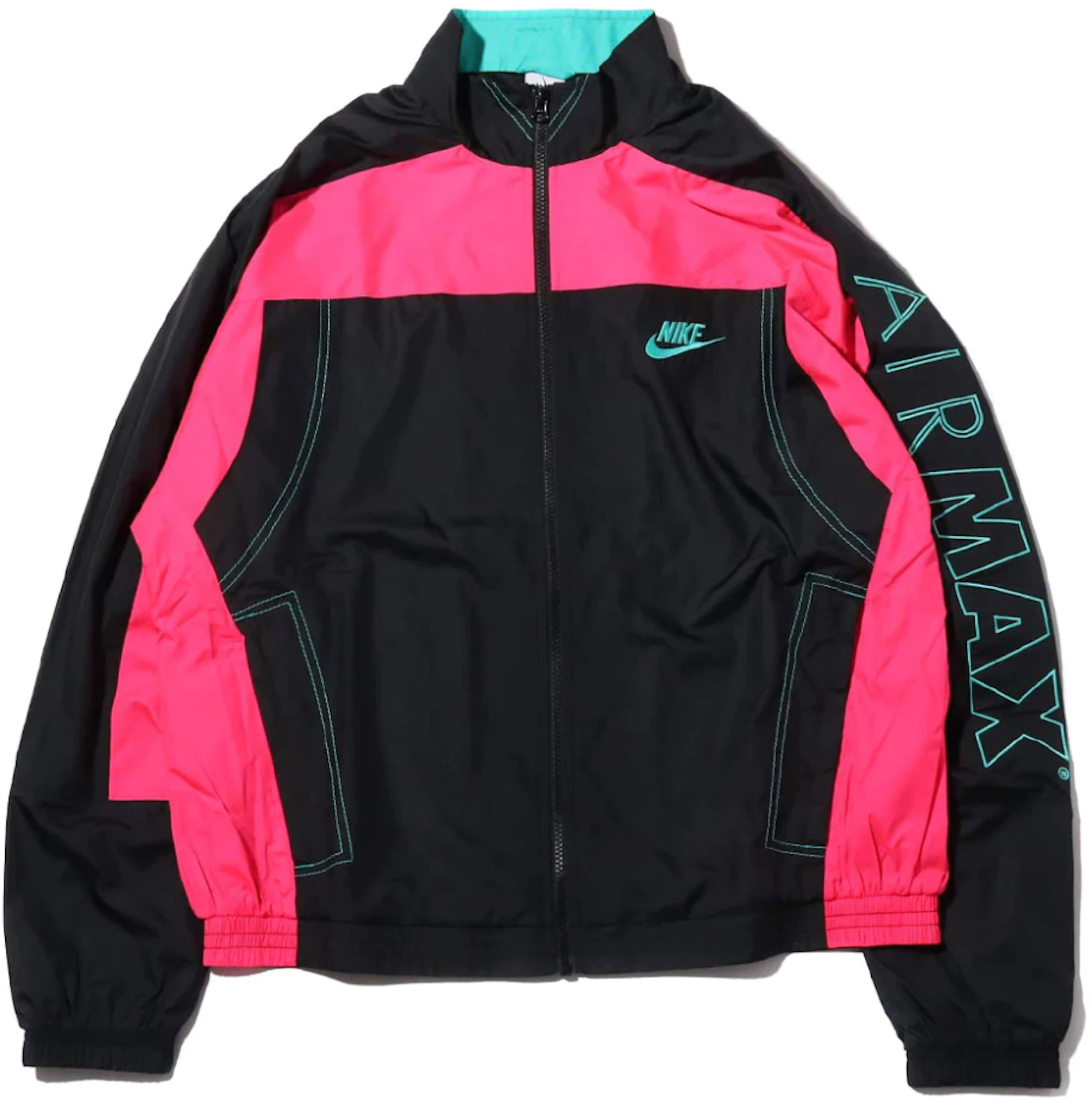Nike x NRG Vintage Patchwork Jacket Black/Hyper Pink/Hyper Jade - SS19 ES