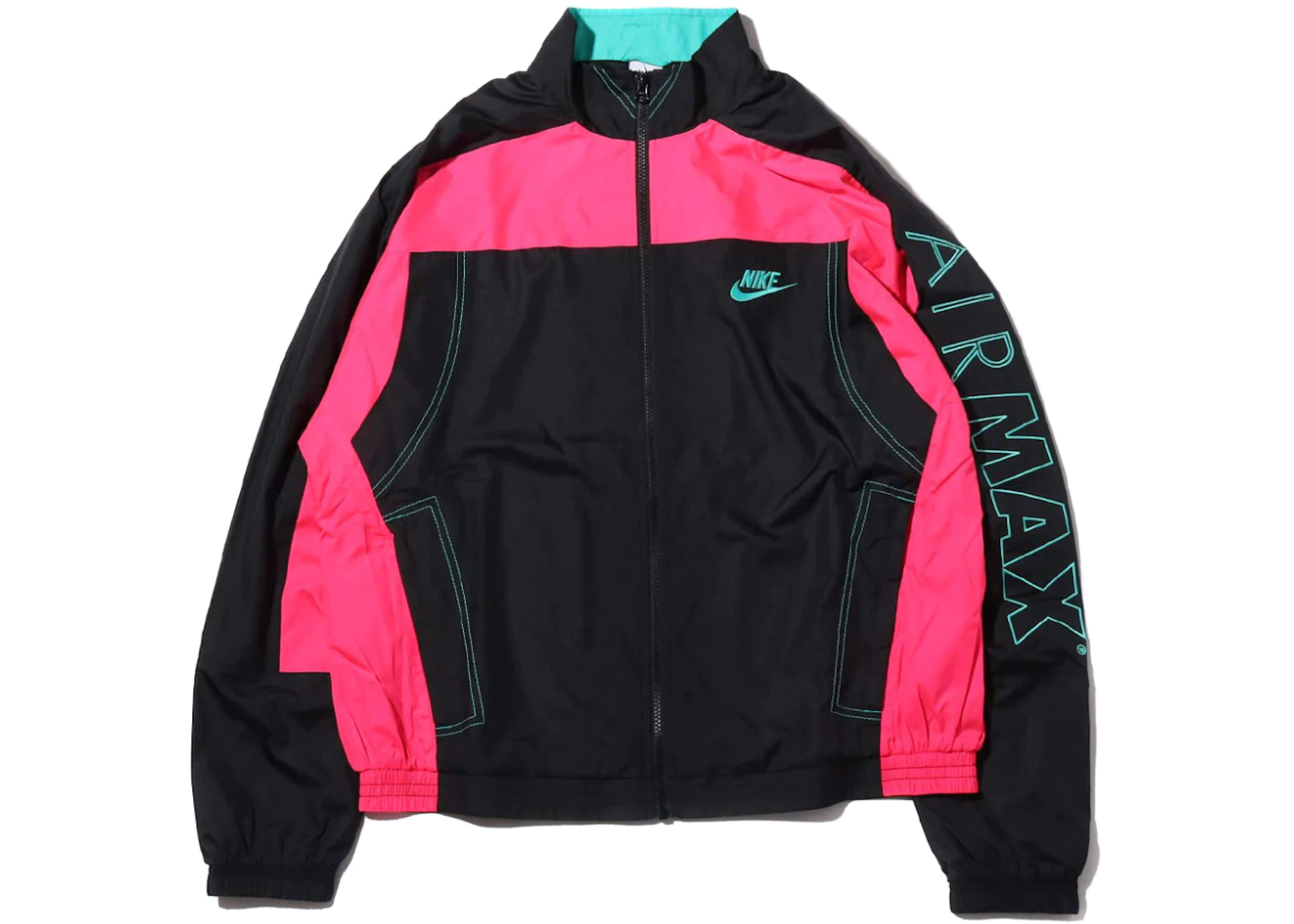 Nike x Atmos NRG Vintage Track Jacket Black/Hyper Pink/Hyper Jade - SS19 ES