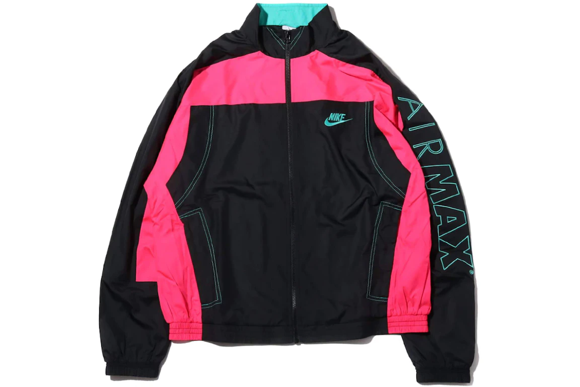 Nike x Atmos NRG Vintage Patchwork Track Jacket Black/Hyper Pink/Hyper Jade