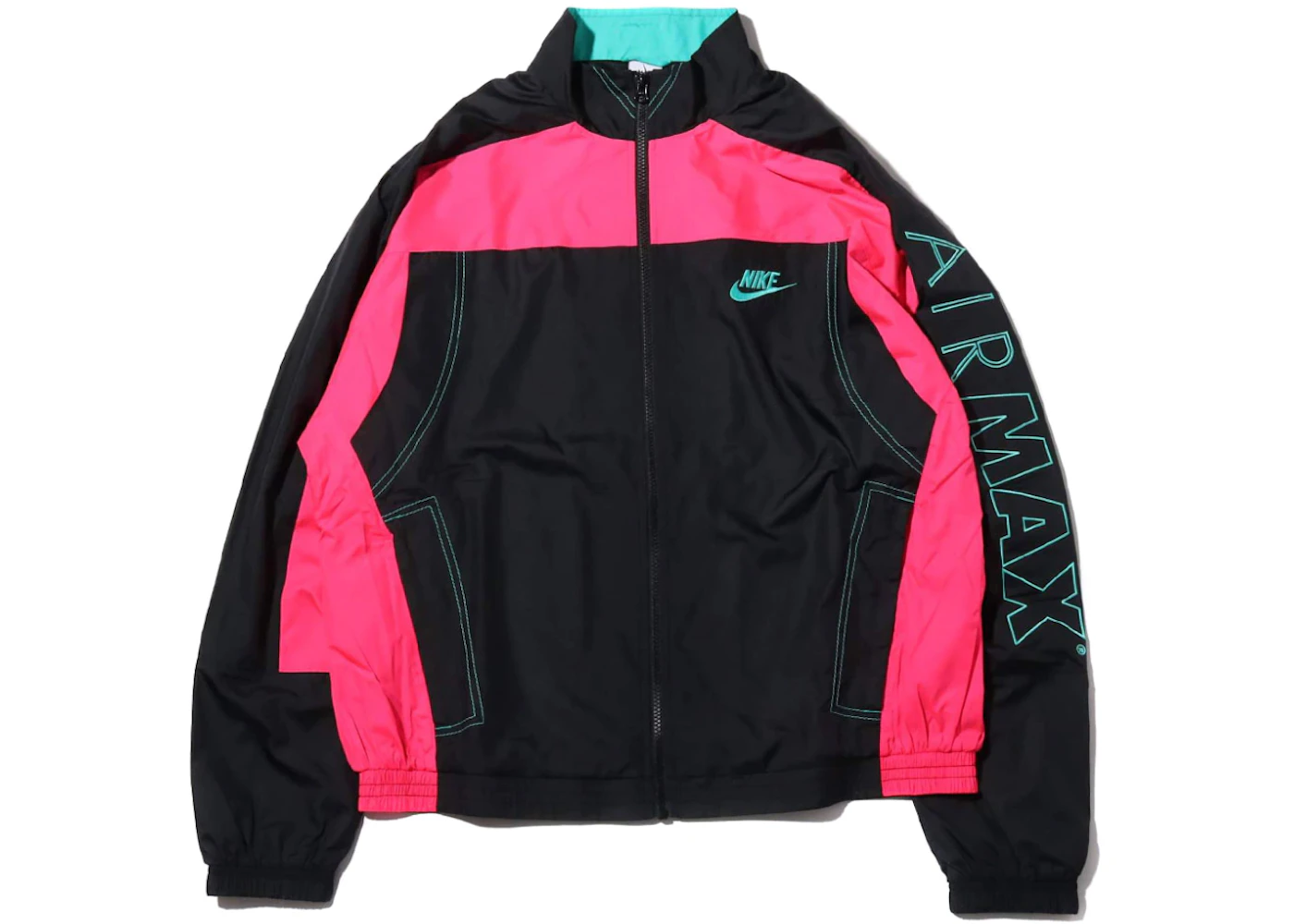 Estallar Universal Admirable Nike x Atmos NRG Vintage Patchwork Track Jacket Black/Hyper Pink/Hyper Jade  - SS19 Men's - US