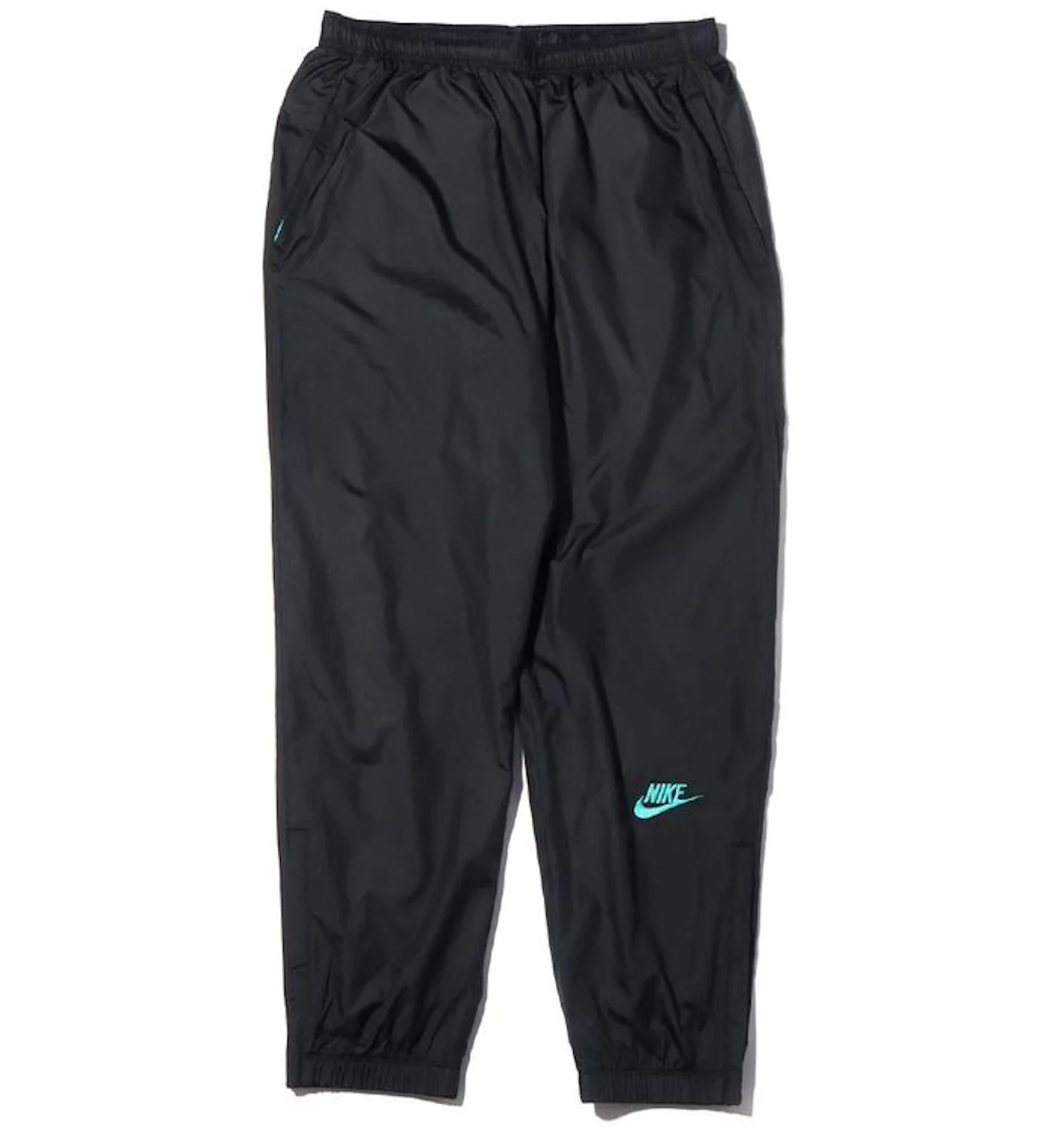 Nike x Atmos NRG Vintage Patchwork Track Pant Black Hyper Jade
