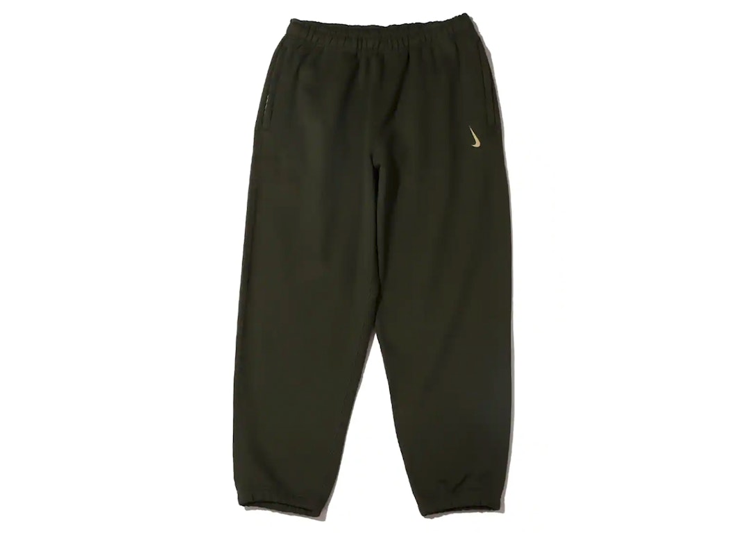 Pre-owned Nike X Billie Eilish Fleece Pants (asia Sizing) Sequoia