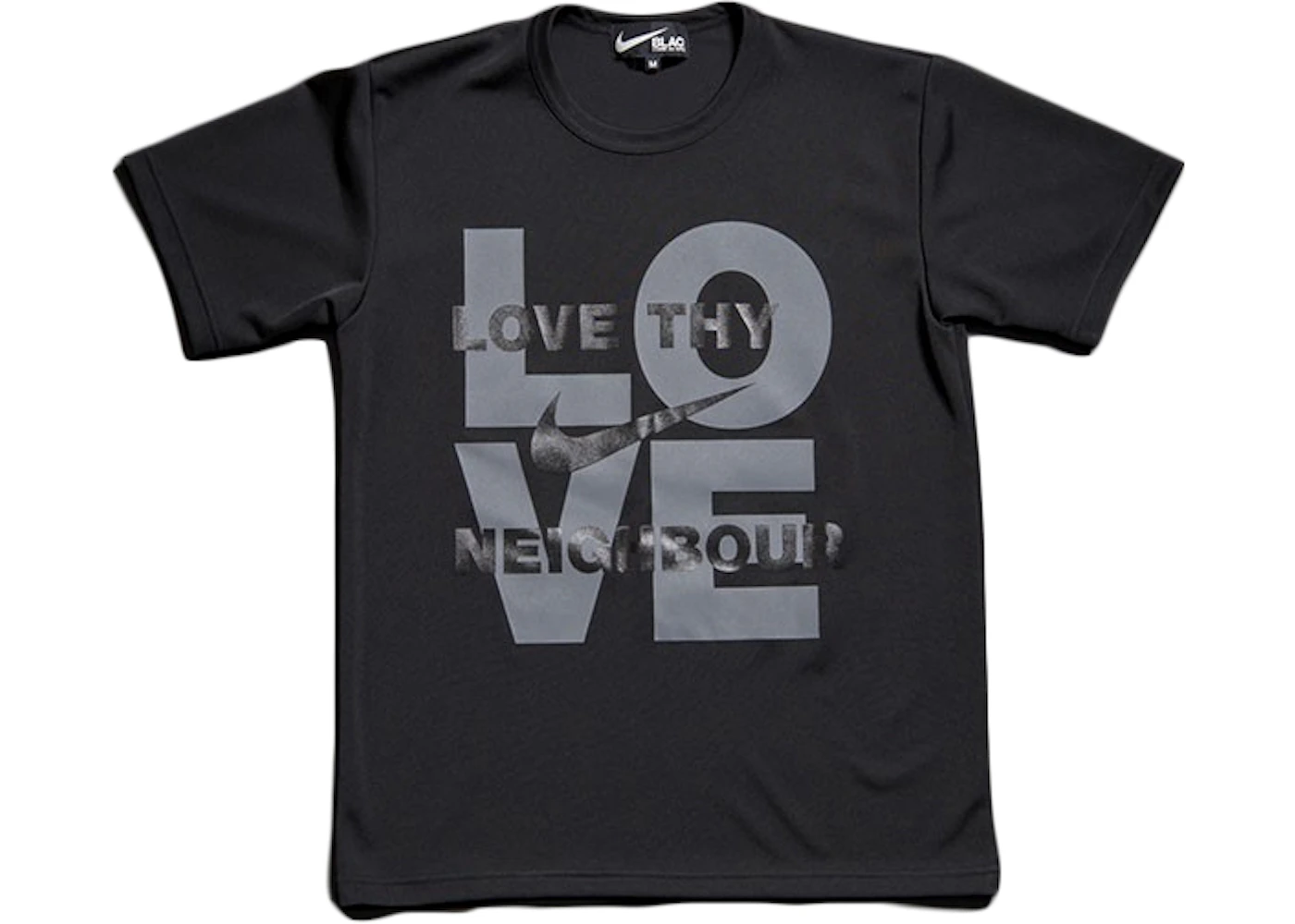 Nike x Black Comme des Garcons Love Thy Neighbor T-Shirt Black - FW22 - US