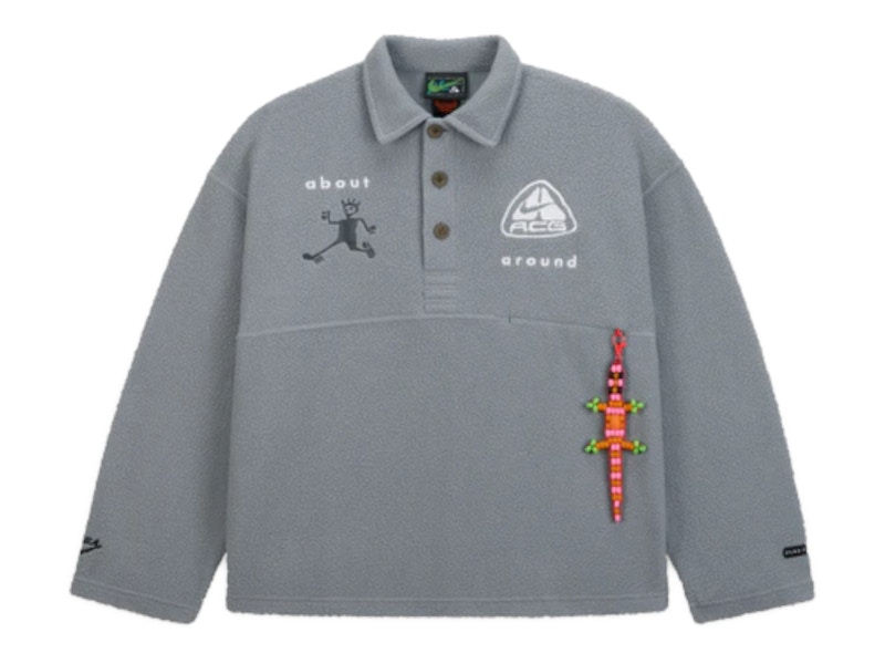 nike x cpfm long sleeve polo