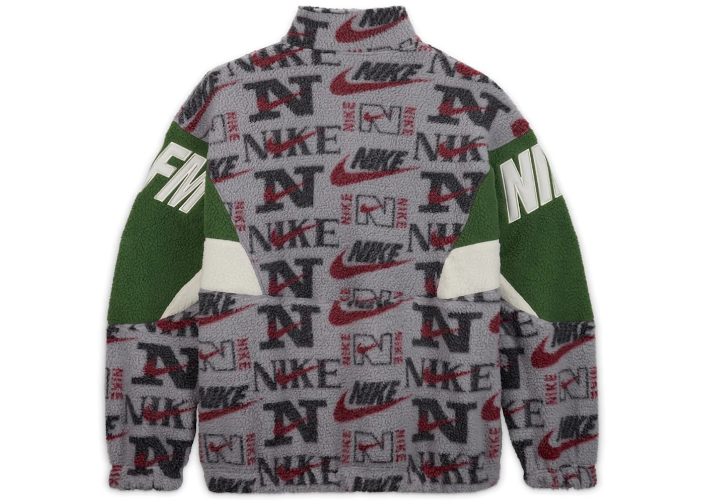 Nike x Cactus Plant Flea Market 1/4 Zip Top Jacket Grey Purple Green Men's - FW22 - US