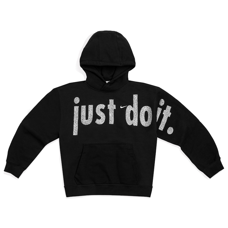 Nike x Cactus Plant Flea Market Crystal Just Do It Hoodie Black