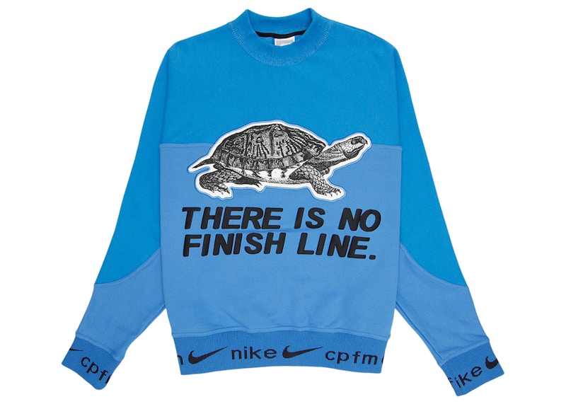 Nike x Cactus Plant Flea Market Fleece Crewneck Blue Men's - FW19 - GB