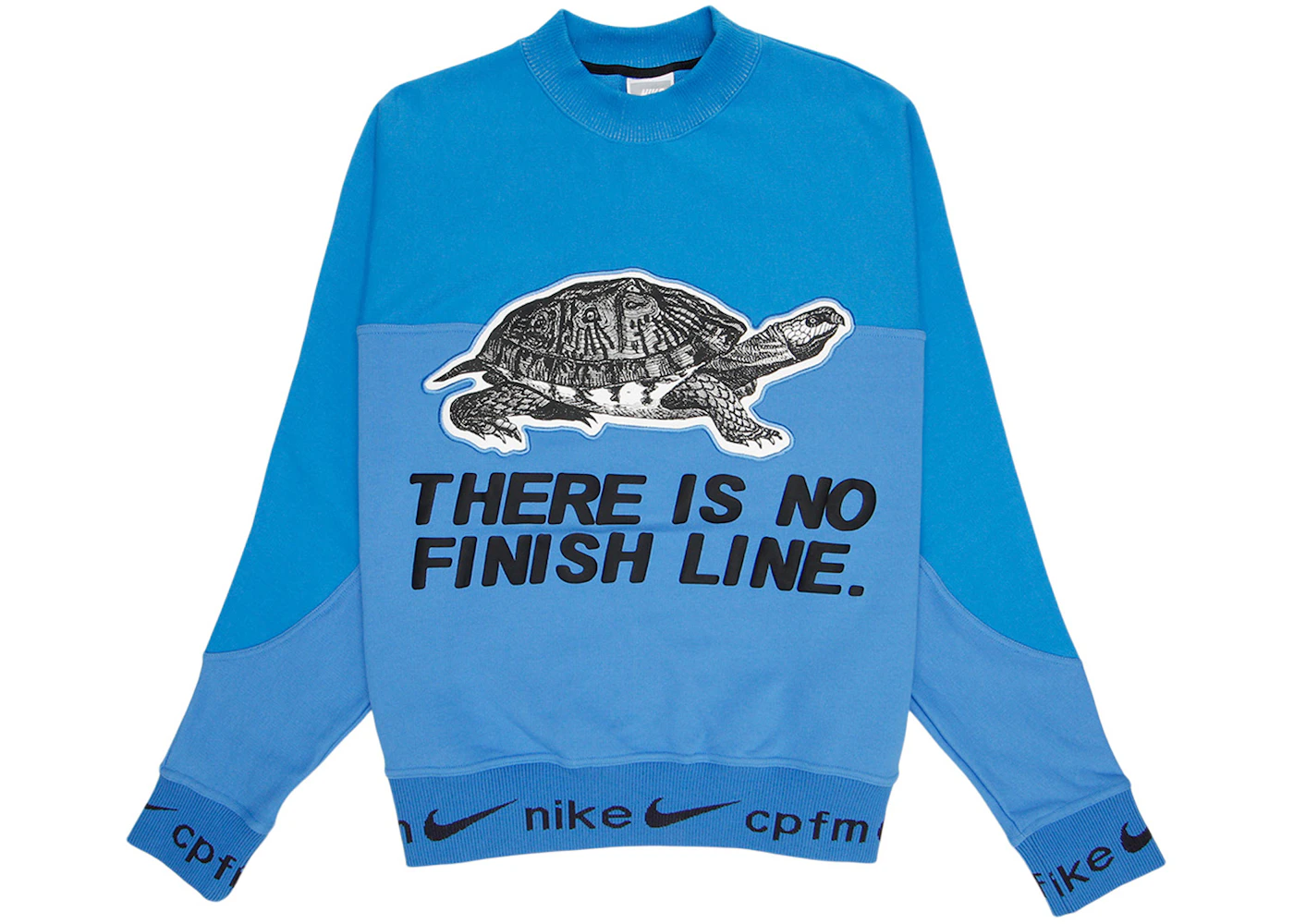 Nike x Planta de Cactus Mercadillo Fleece Cuello Redondo Azul