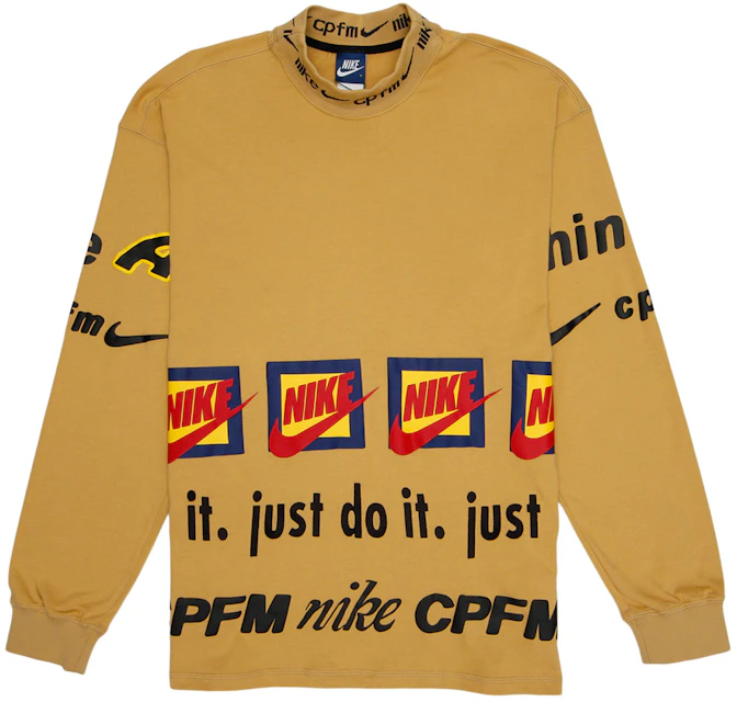 Nike Plant Flea L/S T-Shirt Mustard Yellow - FW19 - ES