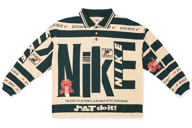 Nike x Cactus Plant Flea Market Longsleeve Polo (Asia Sizing) Naturalメンズ