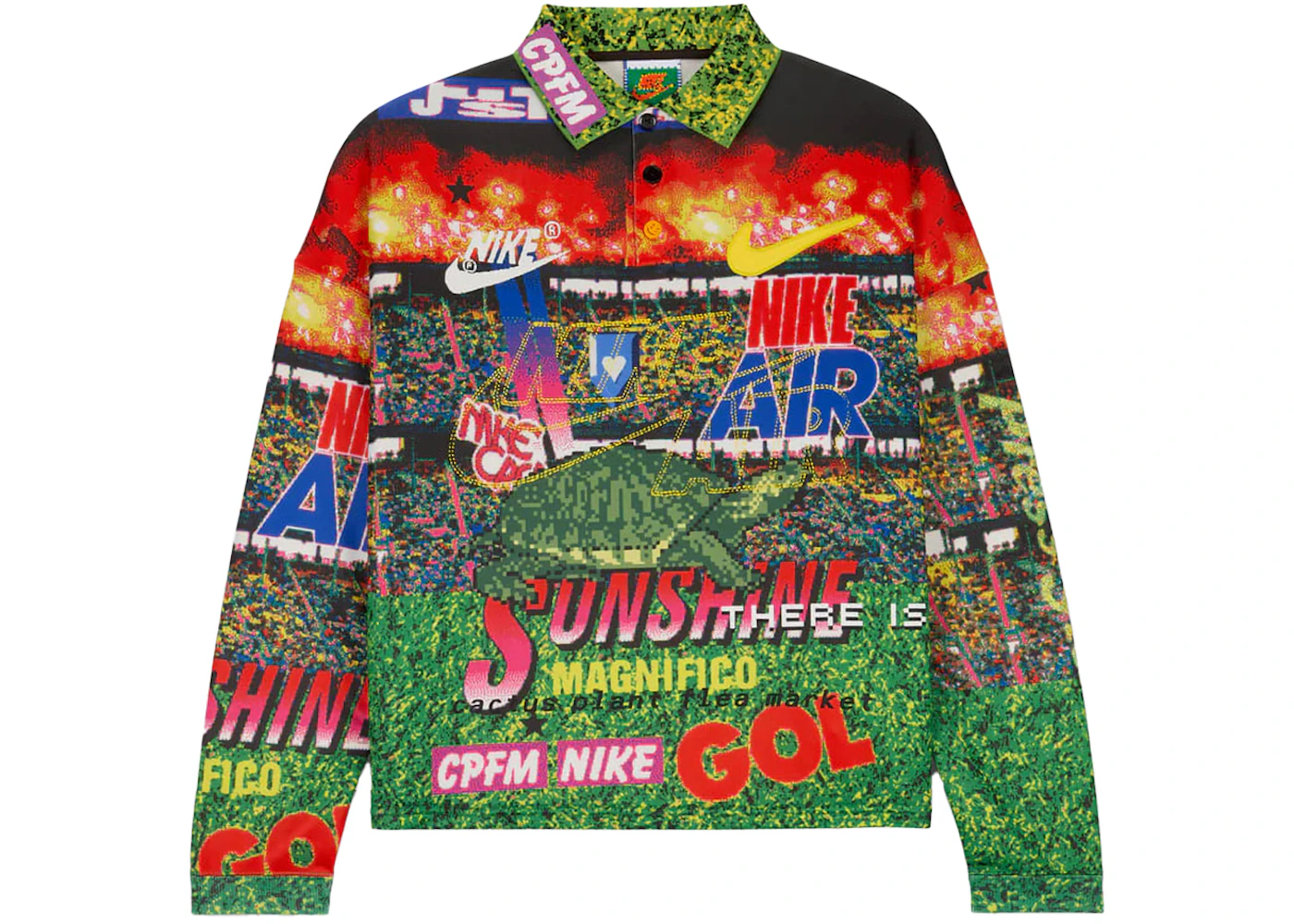 Nike x Cactus Plant Flea Market Longsleeve Polo Multicolor Men's
