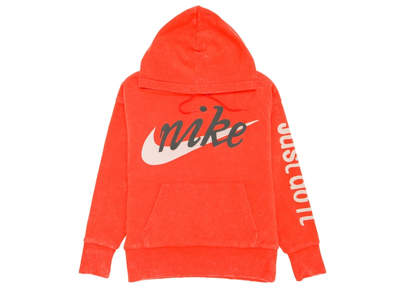 Nike hoodie orange just best sale do it