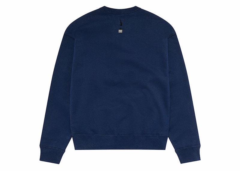 Nike x DSM Fleece Crewneck Sweatshirt Collegiate Blue Men s FW23